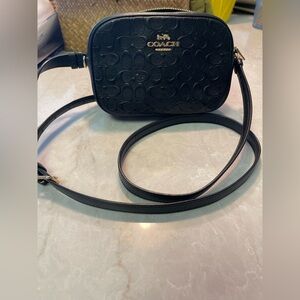 Coach  - MINI JAMIE CAMERA BAC Black Crossbody Bag